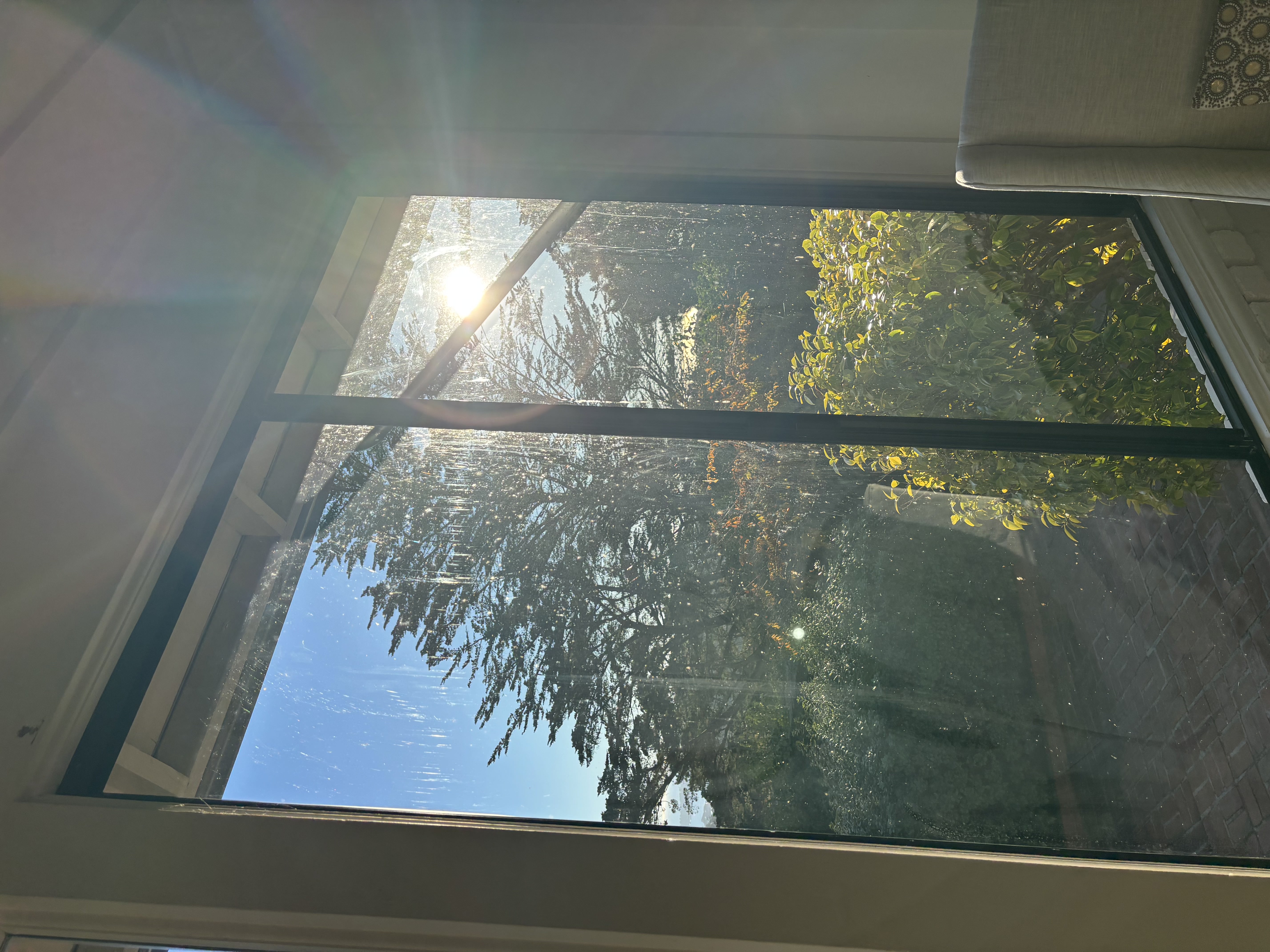 Interior window with pristine results and natural light